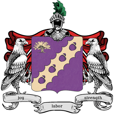 your coat of arms with ornaments