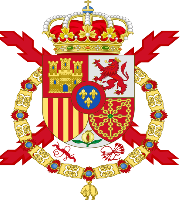 Coat of Arms of Spanish Monarch (Official).