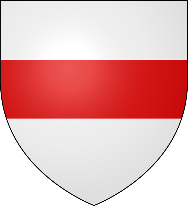 Argent a fess gules Argent a fess gules