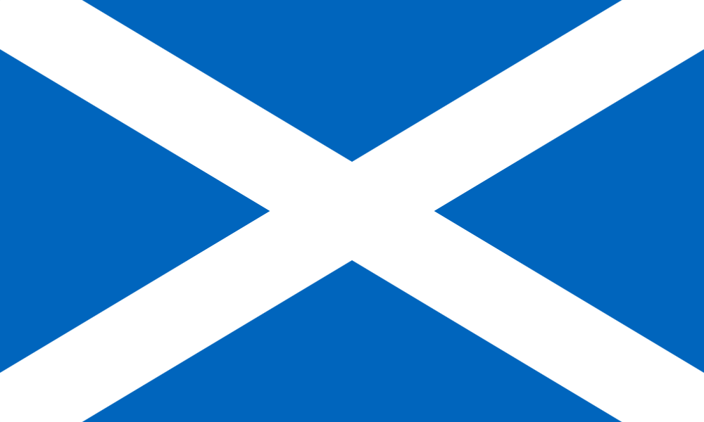 Saltire cross example Saltire cross example